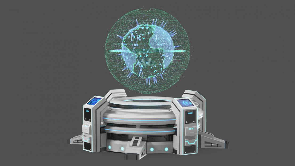 Cybernetic Holo Hub 3D model