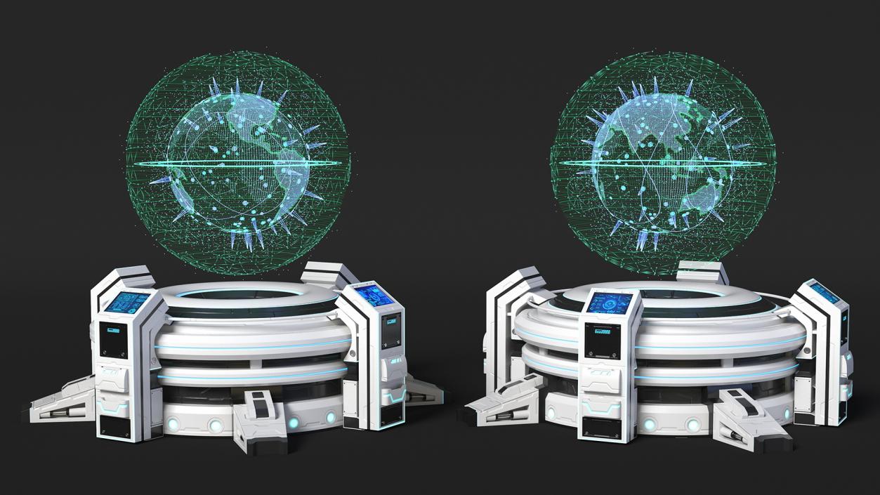 Cybernetic Holo Hub 3D model