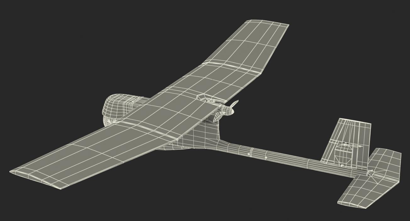 Small Military UAVs Rigged Collection 3D