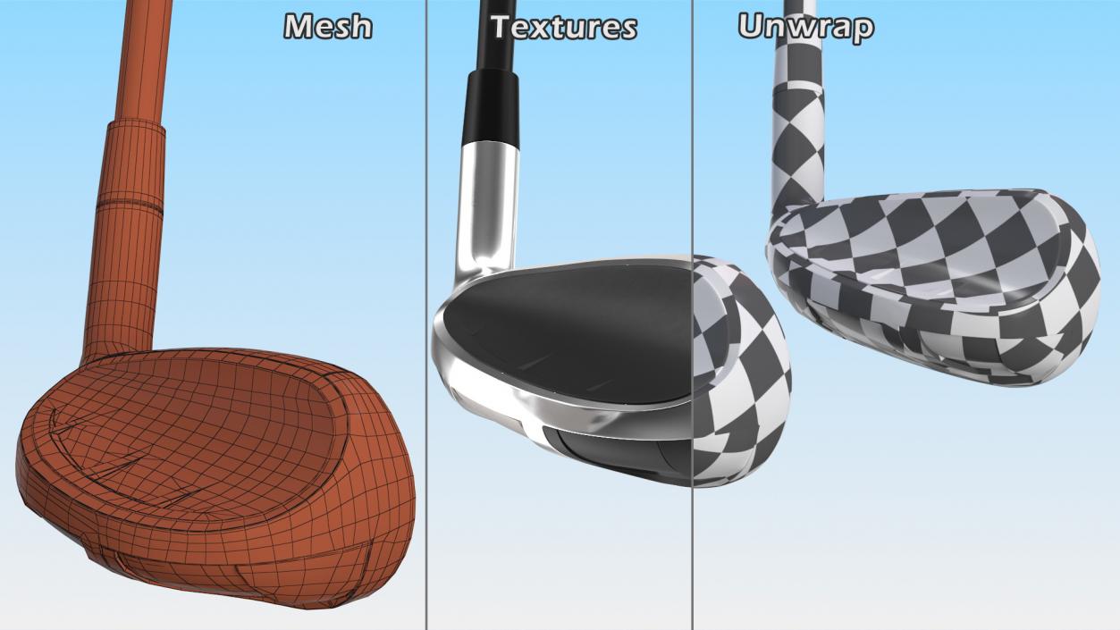 Mid Irons 3D model