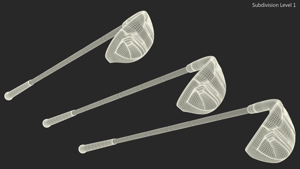 Mid Irons 3D model