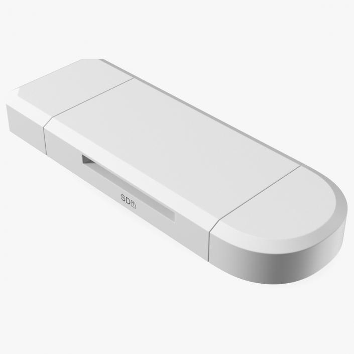 Portable Memory Card Reader 3D