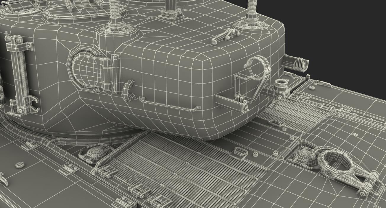 3D model M26 Heavy Tank Pershing Rigged