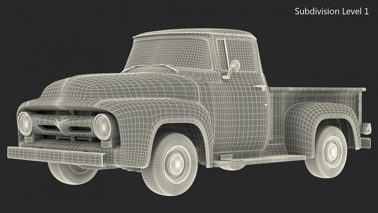 3D model Classic Pickup Truck