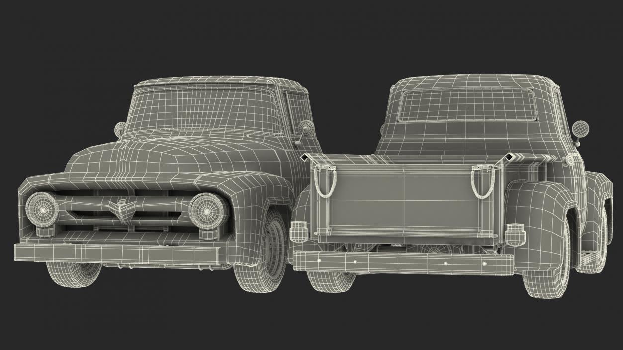 3D model Classic Pickup Truck