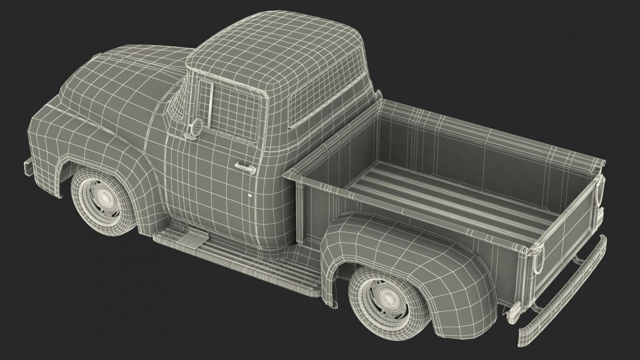 3D model Classic Pickup Truck