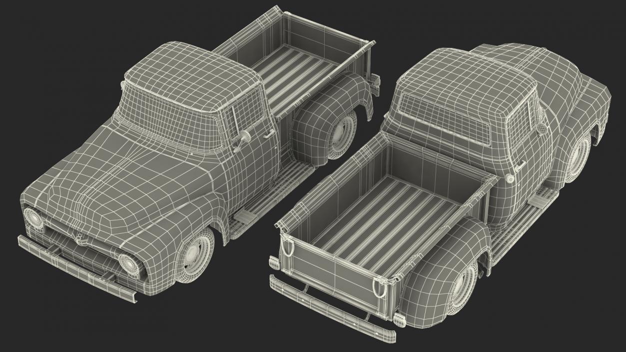 3D model Classic Pickup Truck