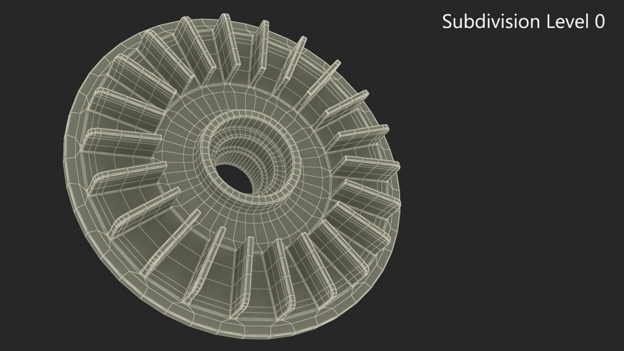 Plastic Impeller(1) 3D model