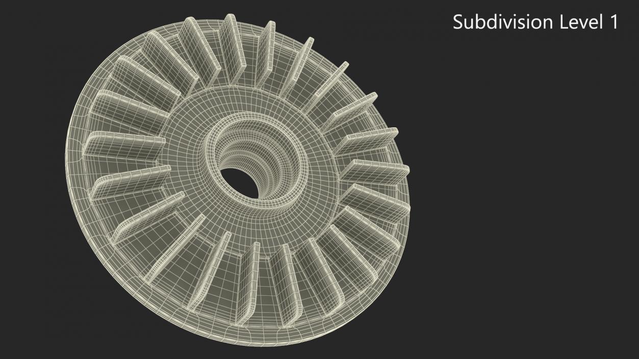 Plastic Impeller(1) 3D model