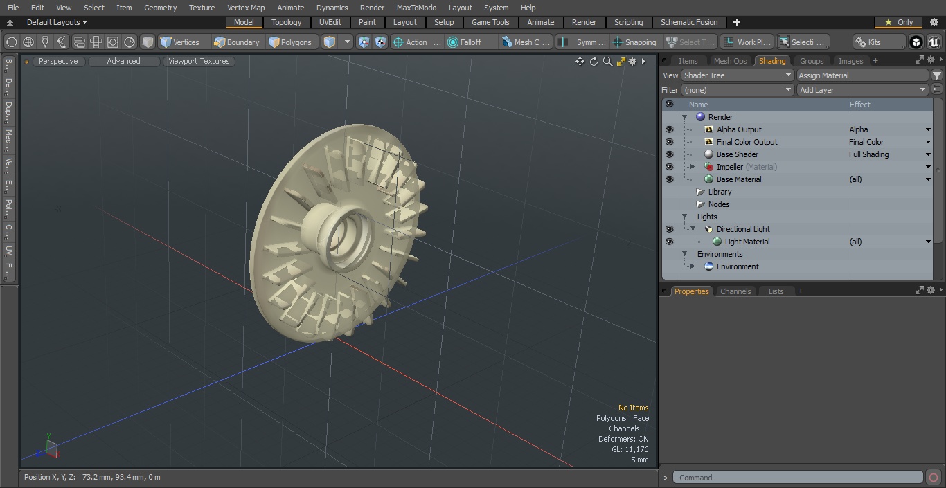 Plastic Impeller(1) 3D model