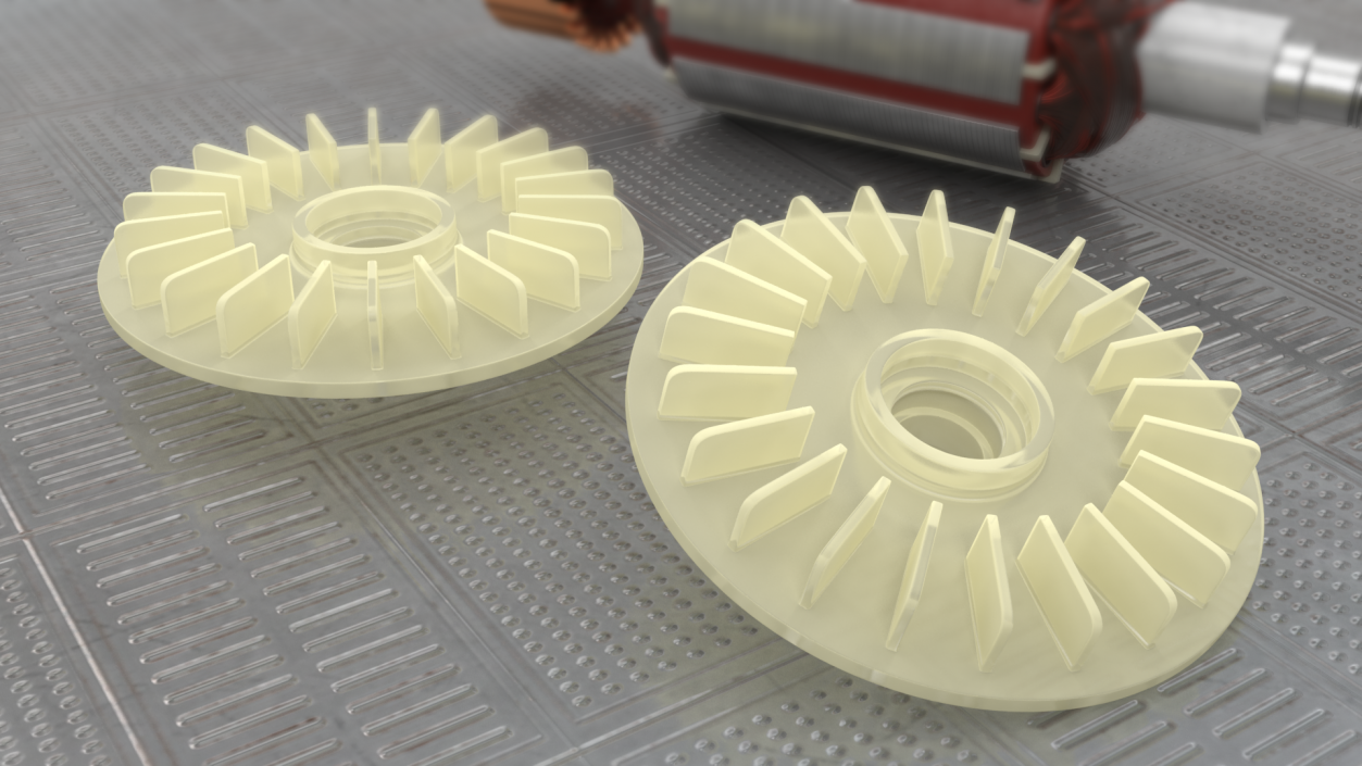 Plastic Impeller(1) 3D model