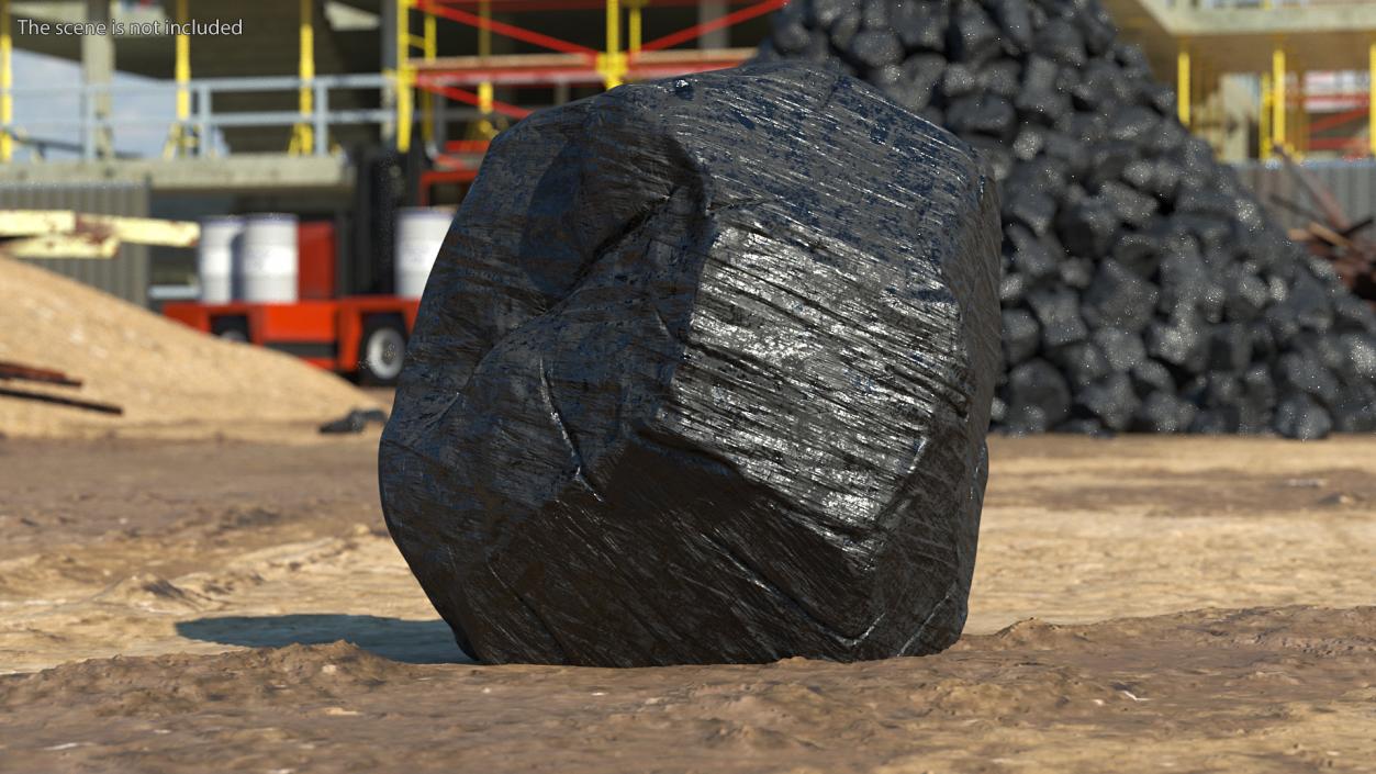 Chunk of Anthracite Coal 3D model