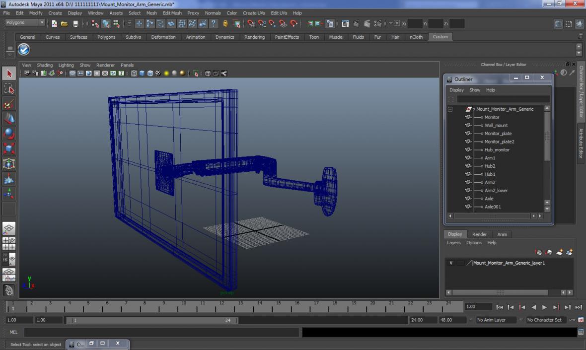 Mount Monitor Arm 3D