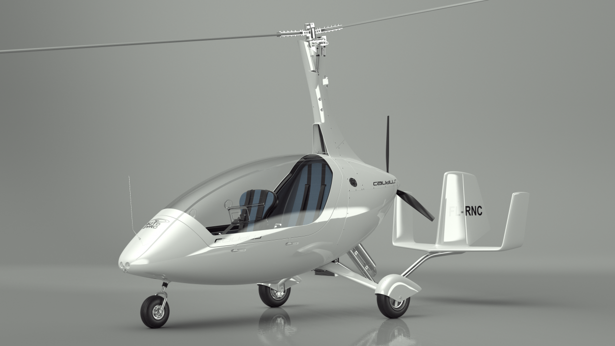 3D Autogyro Calidus 912 White