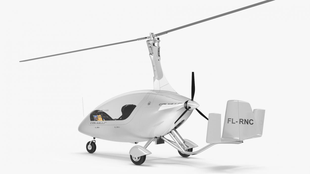 3D Autogyro Calidus 912 White