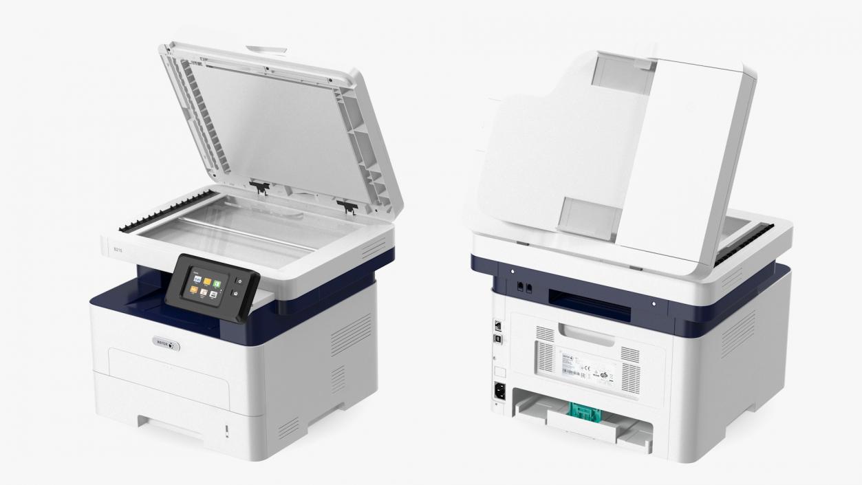 3D Xerox B215 Multifunction Laser Printer Open model