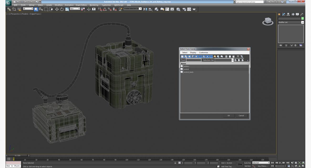 3D TOW Missile Guidance Set and Battery