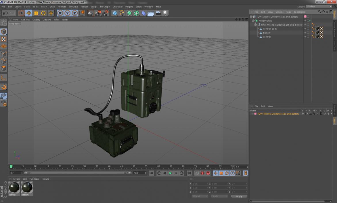 3D TOW Missile Guidance Set and Battery