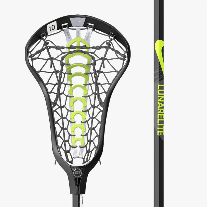 3D Nike Lunar Elite Womens Lacrosse Stick model