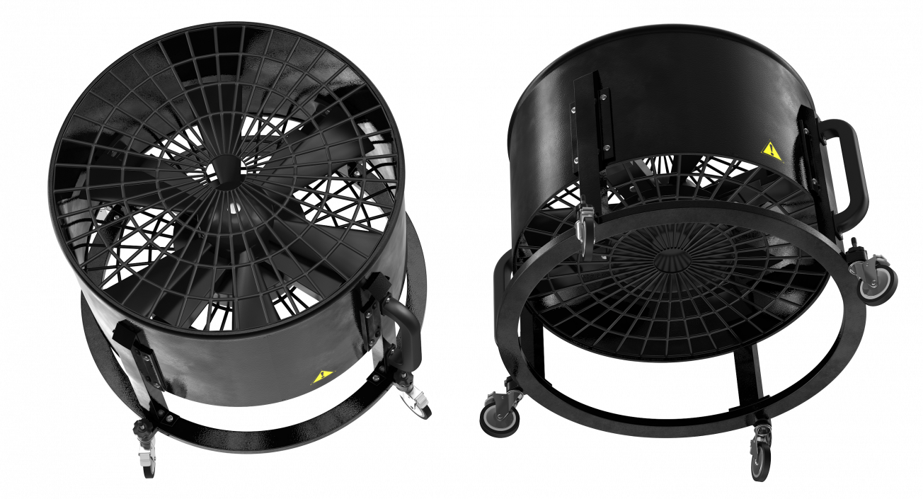 3D model Industrial Floor Fan