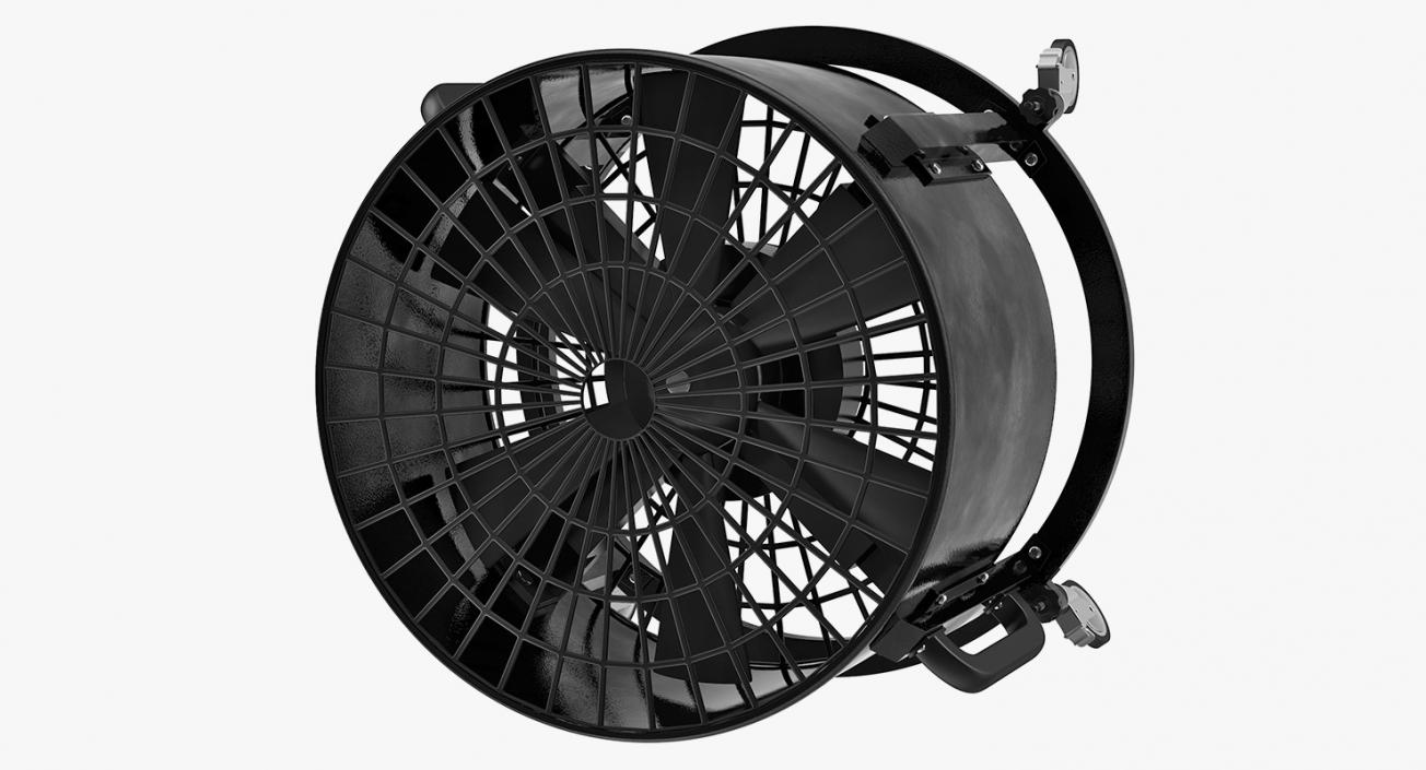 3D model Industrial Floor Fan