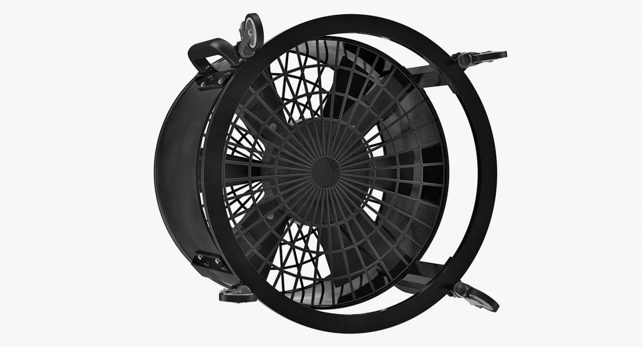 3D model Industrial Floor Fan