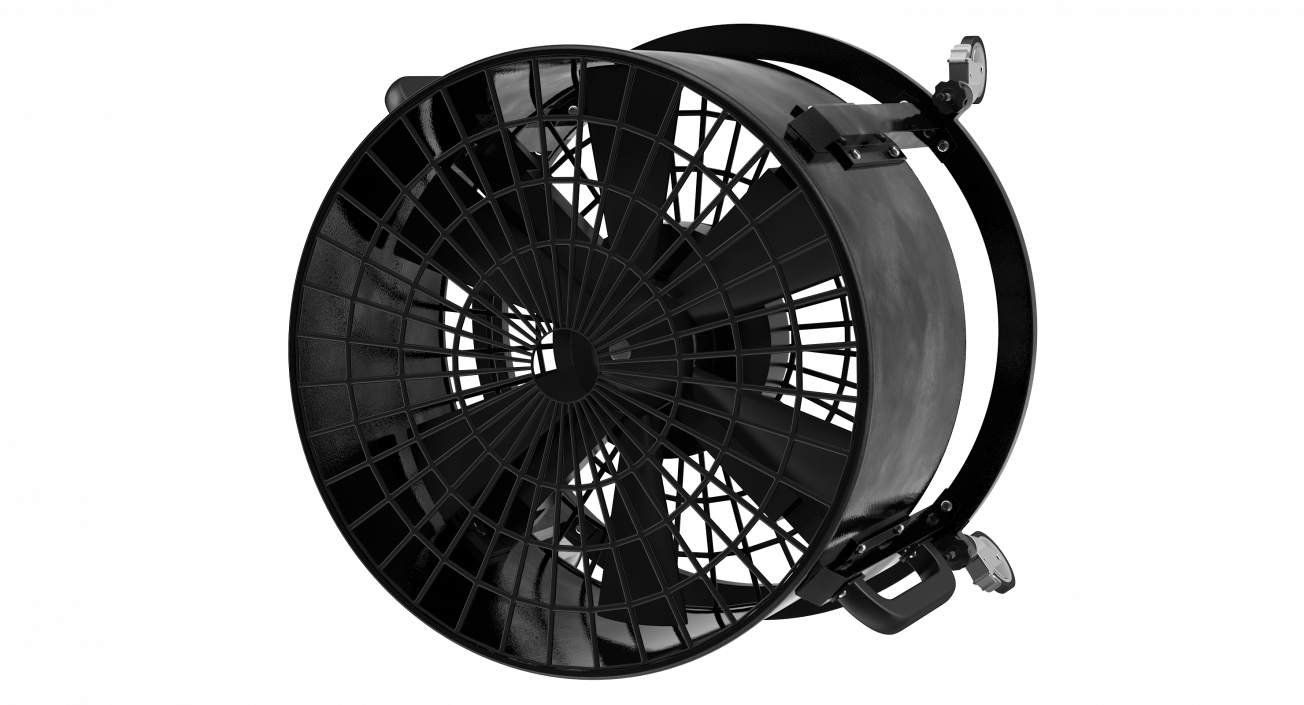 3D model Industrial Floor Fan