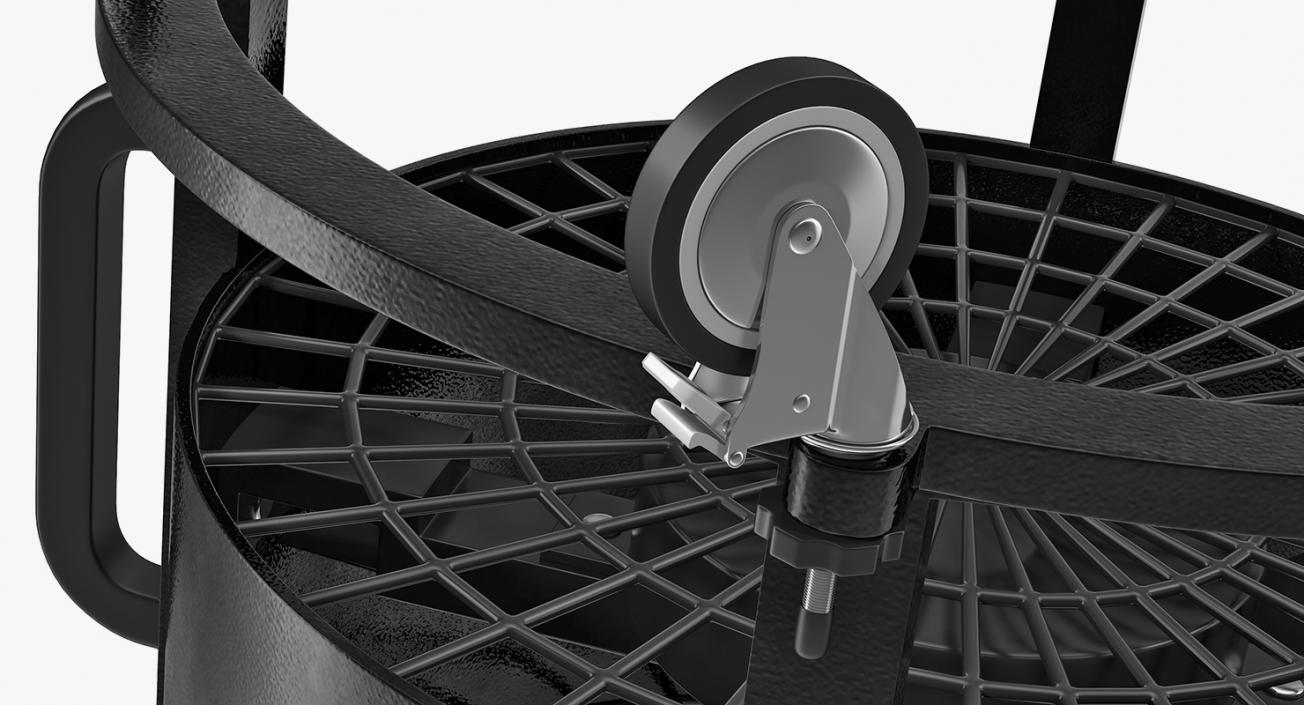 3D model Industrial Floor Fan