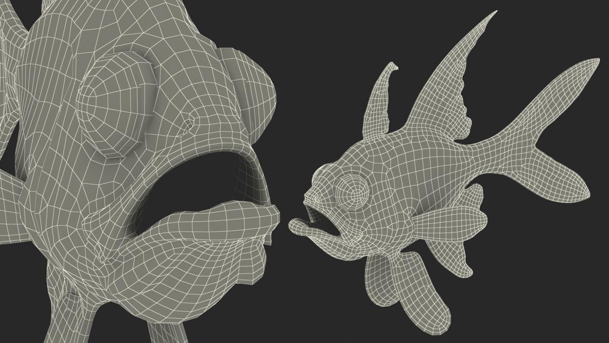 3D Banggai Cardinalfish Neutral Pose model