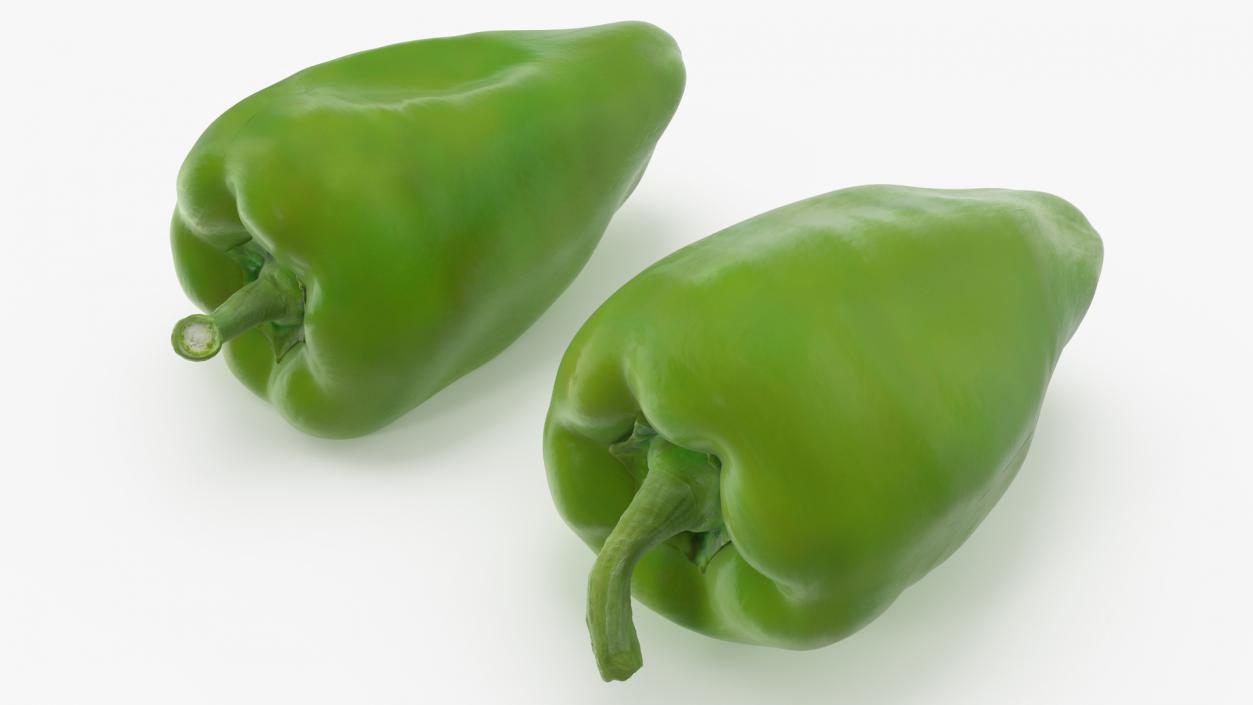 Long Green Pepper 3D