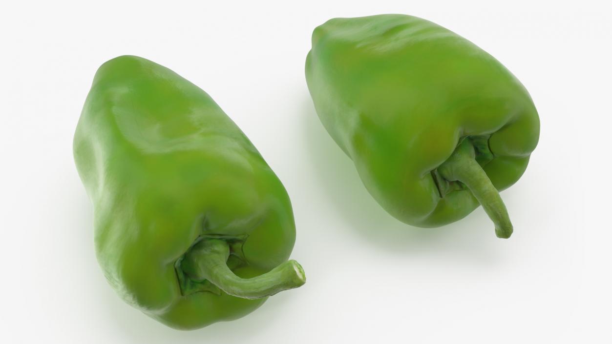 Long Green Pepper 3D