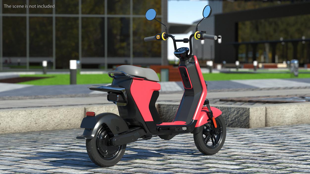 3D Electric Moped Rigged