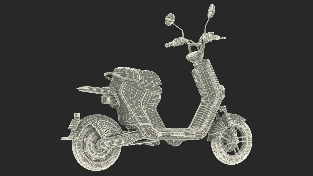 3D Electric Moped Rigged