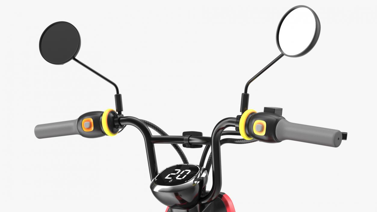 3D Electric Moped Rigged