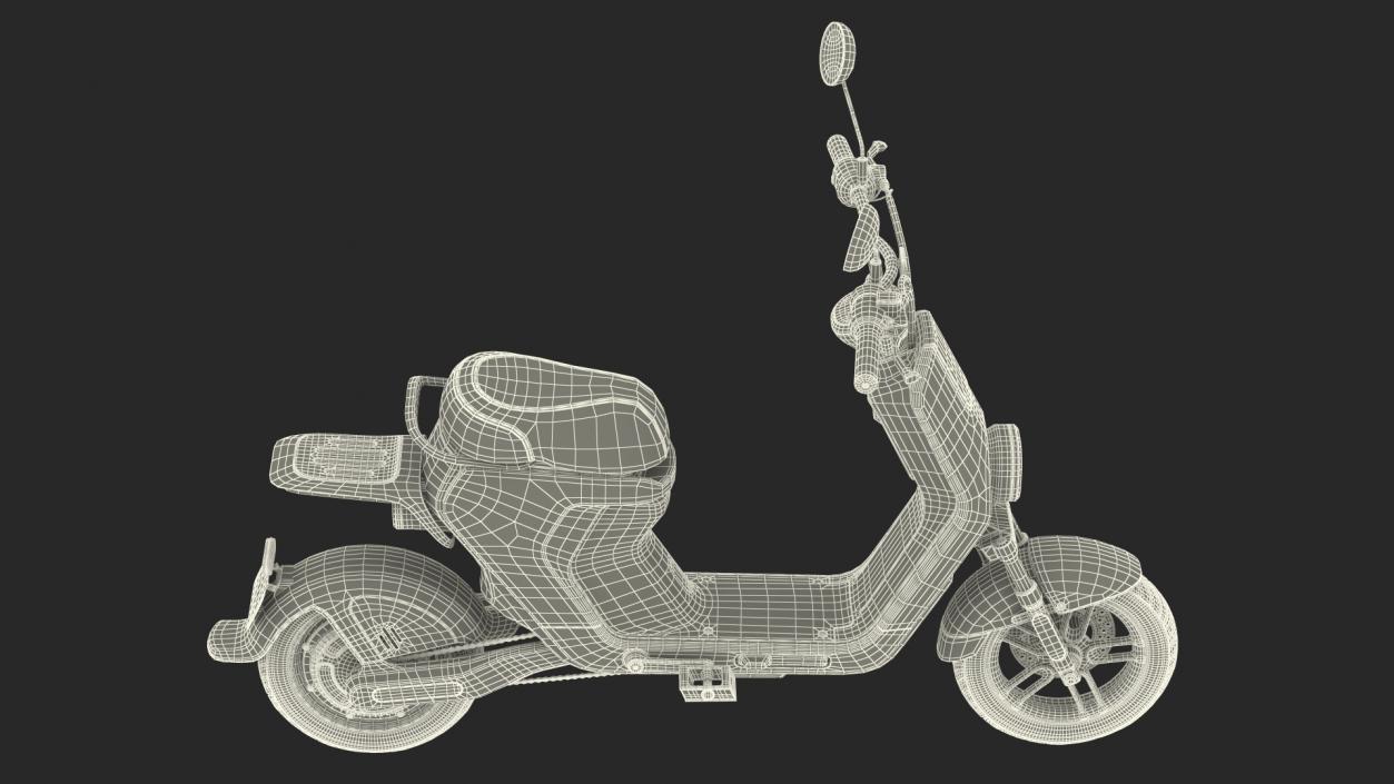 3D Electric Moped Rigged