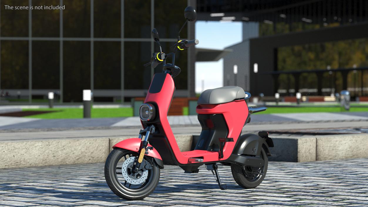 3D Electric Moped Rigged