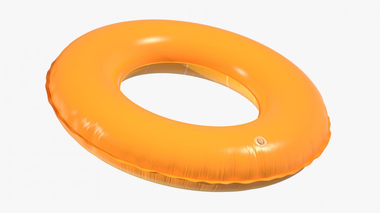 3D Orange Swimming Pool Float Ring