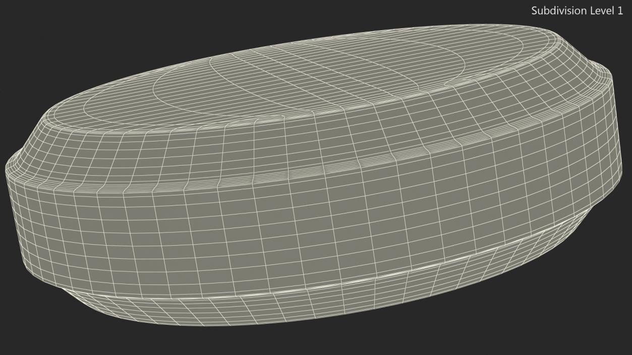 Whetstone Round Red 3D model