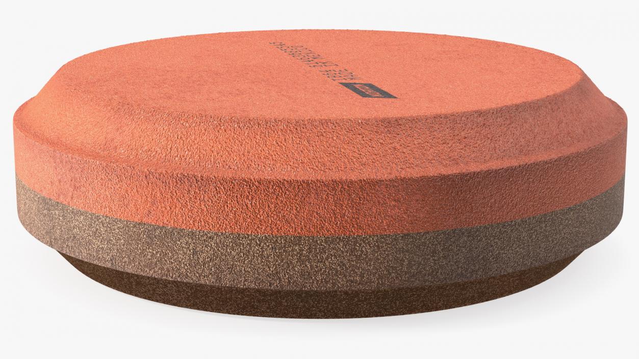 Whetstone Round Red 3D model