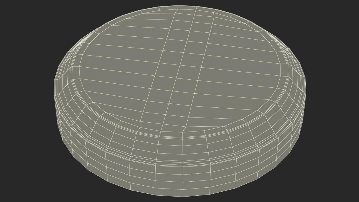 Whetstone Round Red 3D model