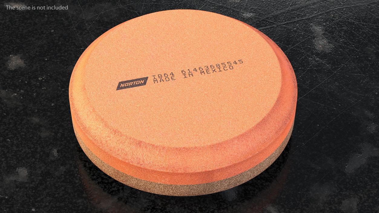 Whetstone Round Red 3D model