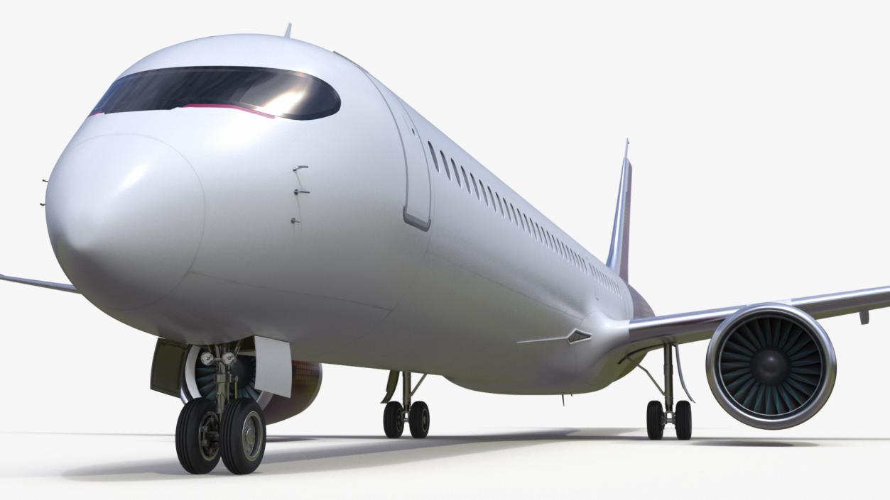 Concept Modern Aircraft Turbofan 3D