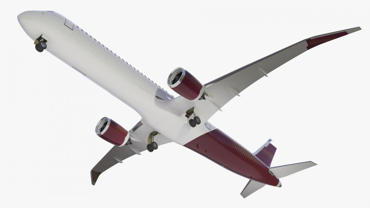 Concept Modern Aircraft Turbofan 3D