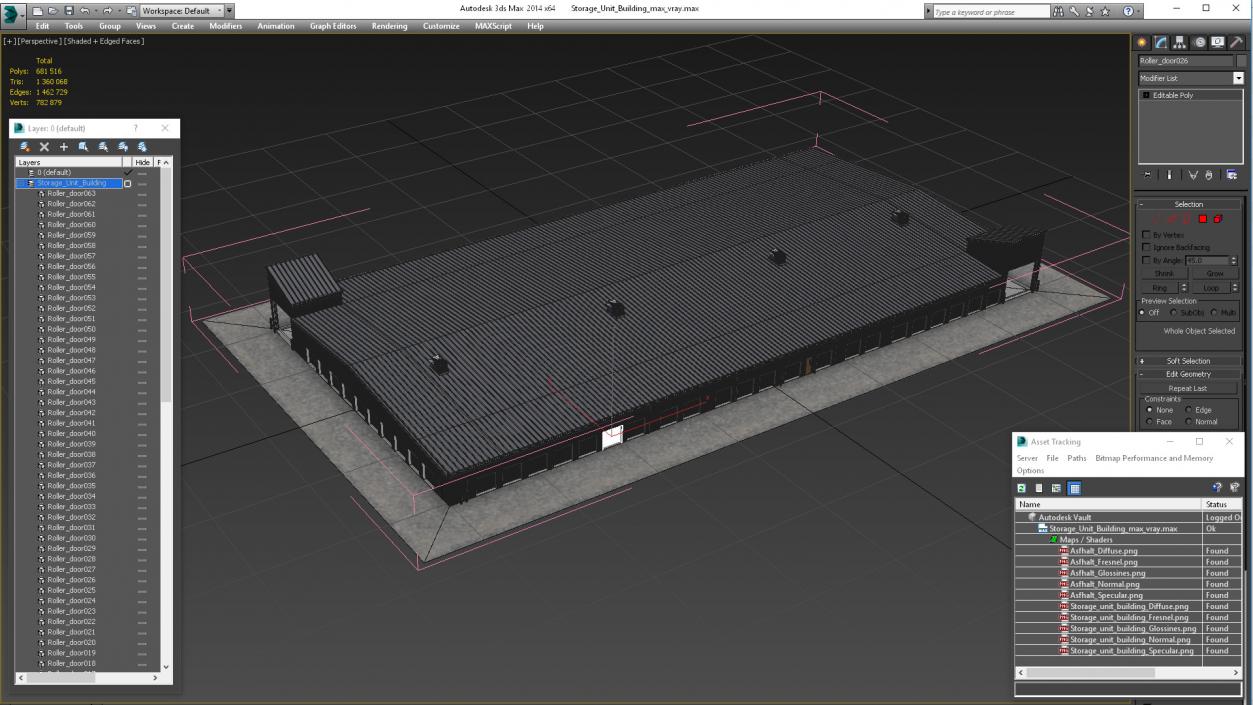 3D Storage Unit Building