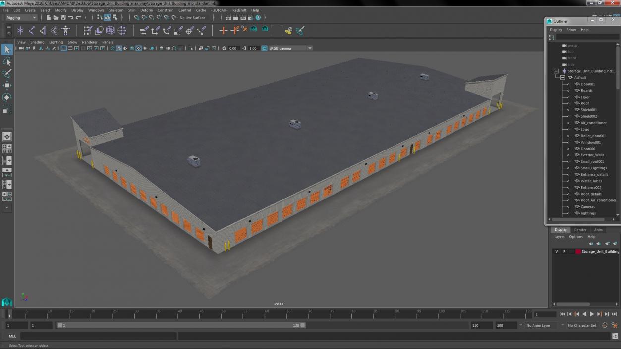 3D Storage Unit Building