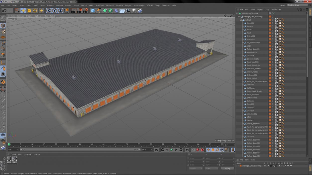 3D Storage Unit Building