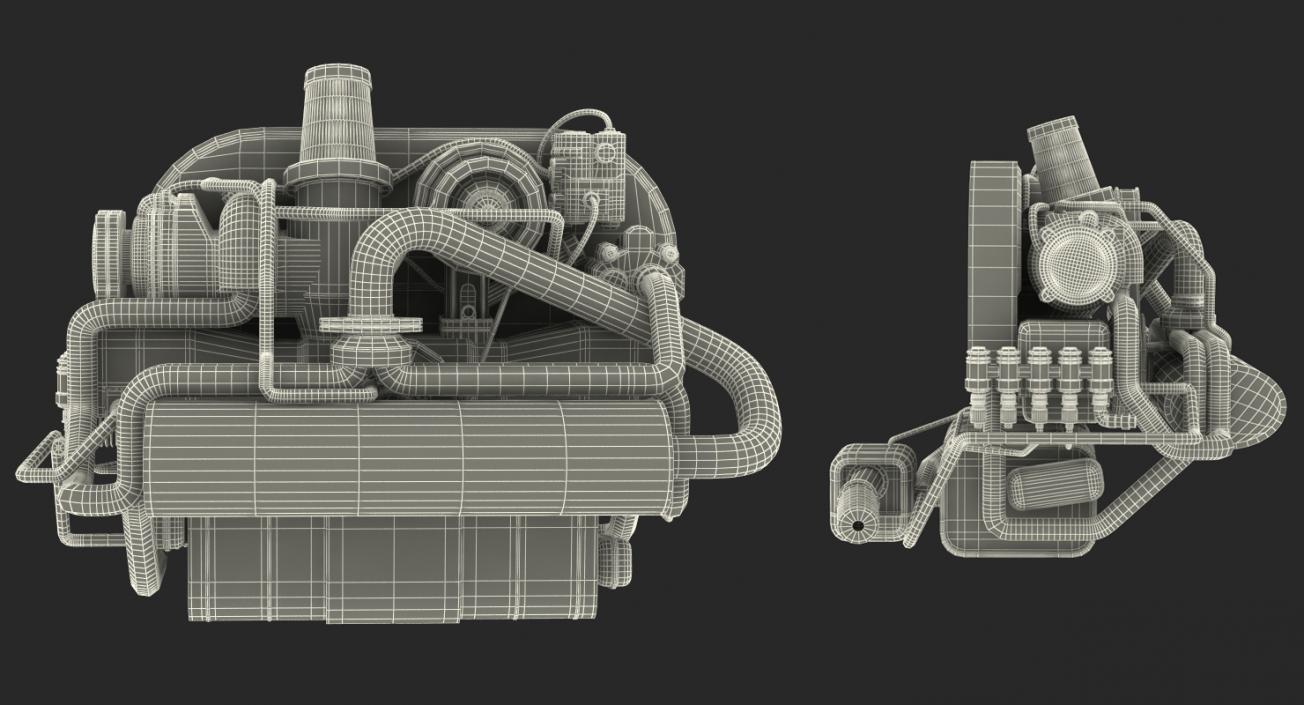 Car Engines Collection 3 3D model