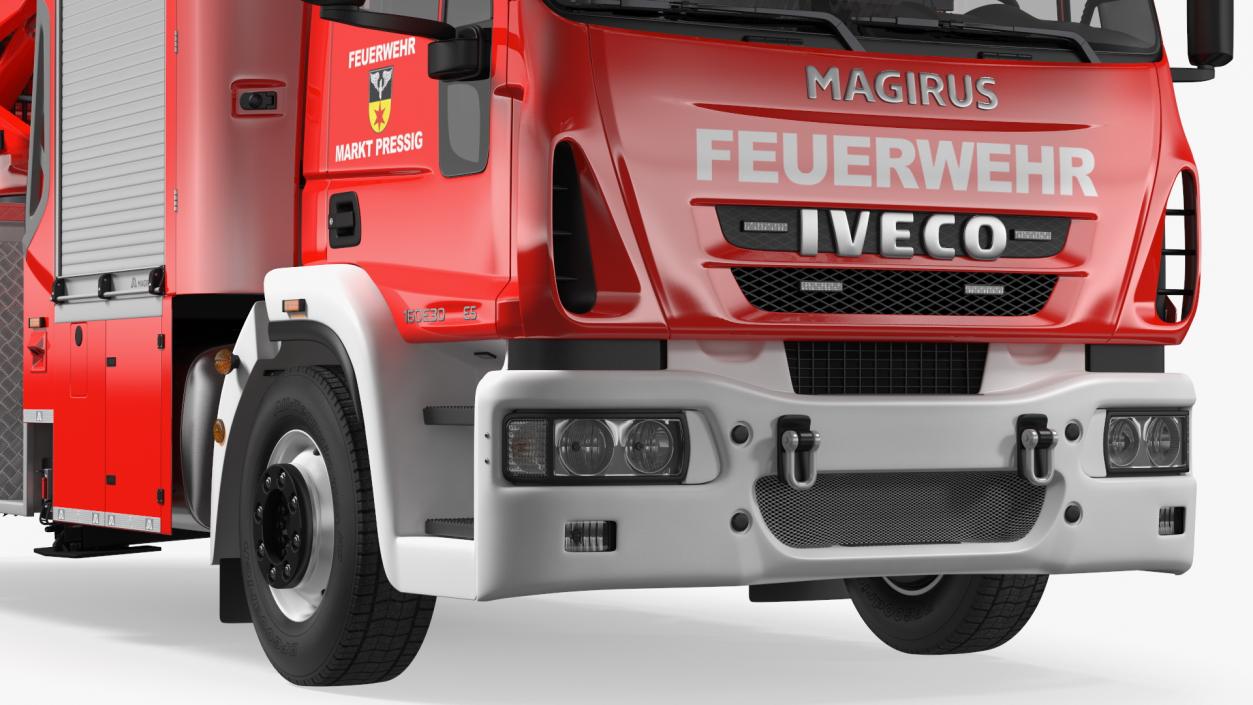 3D model Iveco FF160 Magirus Fire Truck