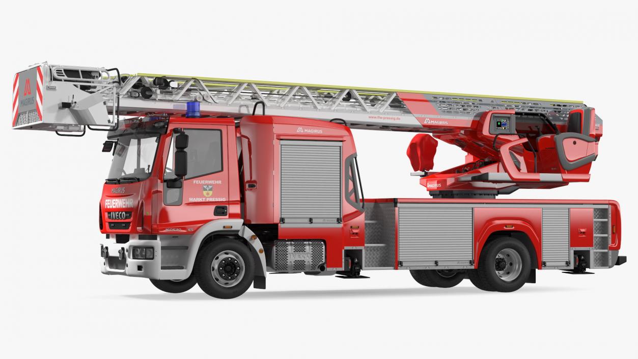 3D model Iveco FF160 Magirus Fire Truck