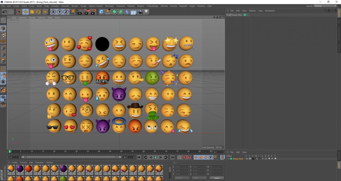 3D model Emoji Pack